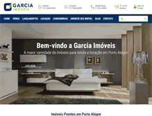 Tablet Screenshot of garciaimoveisrs.com.br
